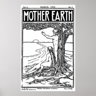 Mutter-Erde-Magazin März 1908 Titelplakat Poster