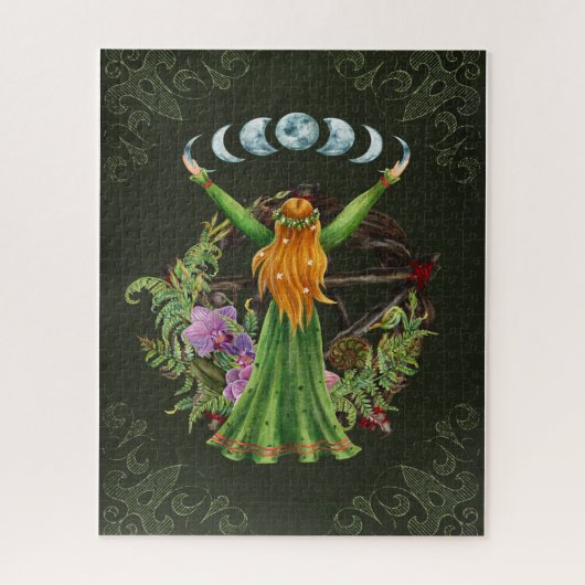 Mutter Erde Moon Goddess Puzzle (Vertikal)