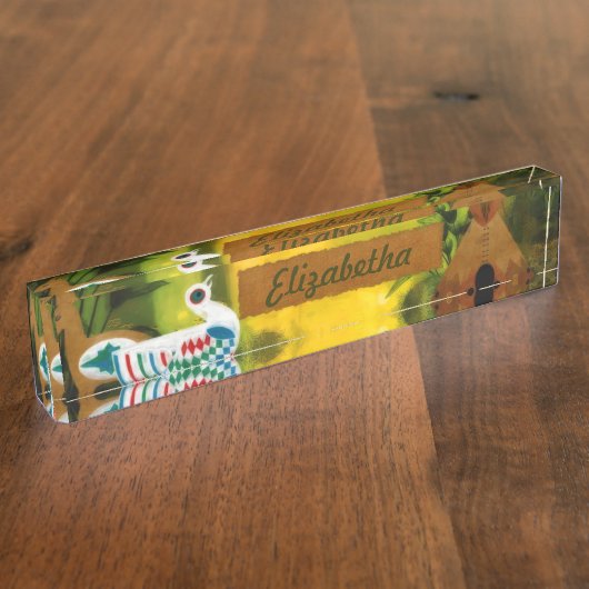 Mutter Erde Namensplakette (Seite)