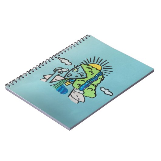 Mutter-Erde-Notebook Notizblock (Linke Seite)