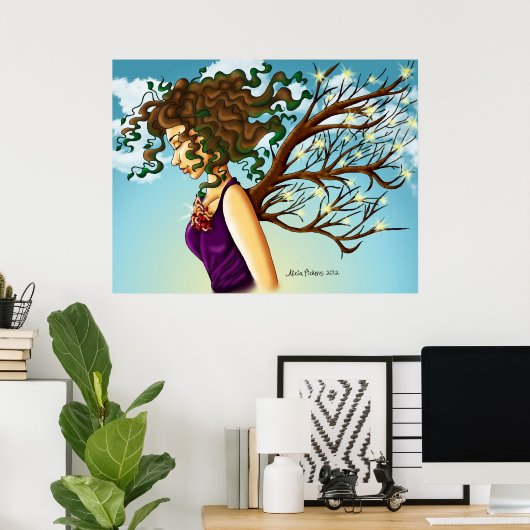 Mutter Erde Poster (Heimbüro)