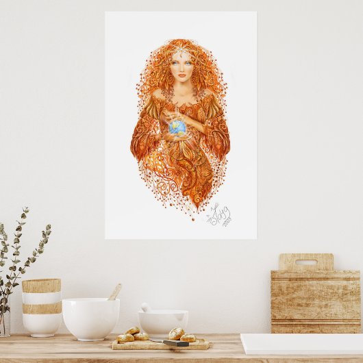 Mutter Erde Poster (Küche)