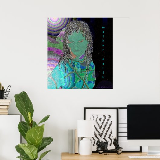 Mutter Erde Poster (Heimbüro)