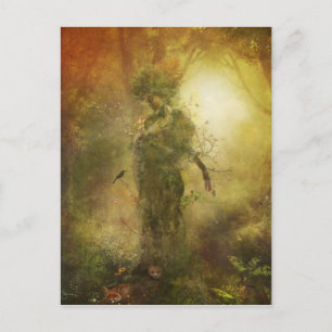 Mutter Erde Postkarte