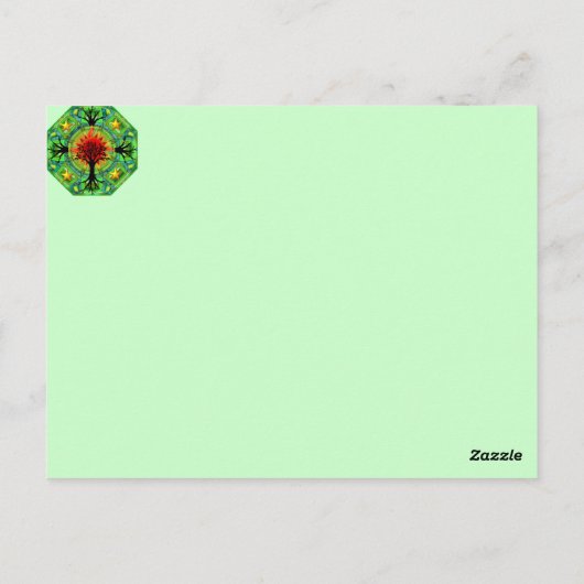 Mutter Erde Postkarte (Rückseite)