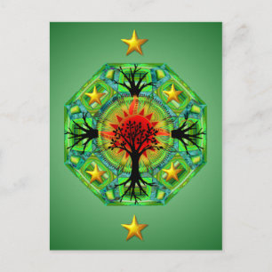 Mutter Erde Postkarte