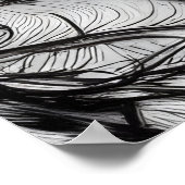 Mutter Erde schläft unter den Blätter Poster (Ecke)