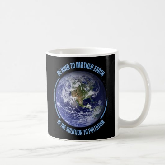 Mutter Erde und Klimawandel Kaffeetasse (Rechts)