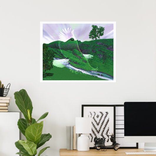 Mutter Erde/Vater Sky Poster (Heimbüro)