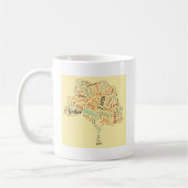 Mutter Erde Wolke in Form von Baum Kaffeetasse (Links)