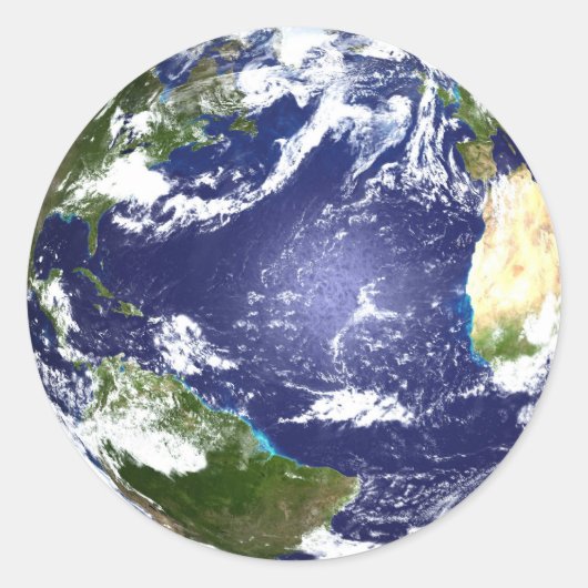 Mutter Erden-Aufkleber Runder Aufkleber (Vorderseite)