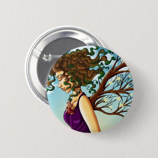 Mutter Erden-Knopf Button (Vorne & Hinten)