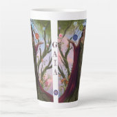 Mutter Erdgöttin GAIA Latte Tasse (Vorderseite)