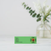 Mutter-ErdVisitenkarte Mini Visitenkarte (Stehend Vorderseite)