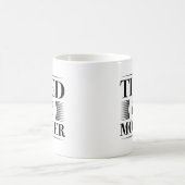 Mutter erschöpft kaffeetasse (Mittel)