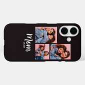 Mutter Erstellte Skript Schwarz 3 Foto Case-Mate iPhone Hülle (Rückseite (Horizontal))