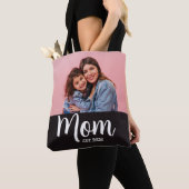Mutter Erstellte Skript Schwarzes Foto Tasche (Von Nahem)