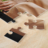 Mutter Erstelltes Datum Skript 3 Foto Fett Modern Puzzle (Seite)