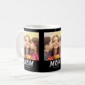 Mutter Erstelltes Skript Schwarzes Foto Kaffeetasse (Vorderseite Links)