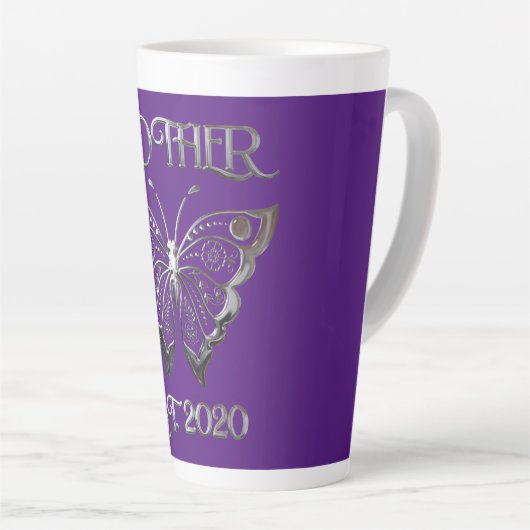 Mutter Est 2020 Latte-Tasse Milchtasse (Rechte Ecke)