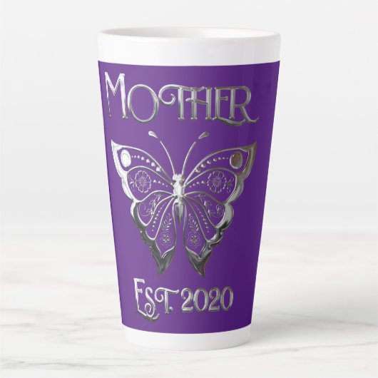 Mutter Est 2020 Latte-Tasse Milchtasse (Vorderseite)