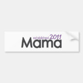 Mutter Established 2011 Autoaufkleber (Vorne)