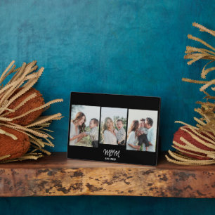 Mutter etabliert, 3-Foto-Plakette Fotoplatte