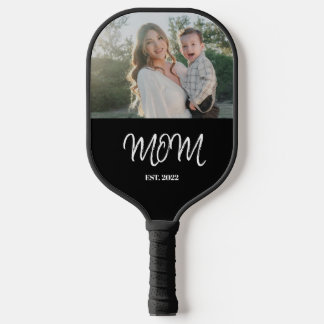 Mutter etabliert, Foto, Skript, Pickleball-Schläge Pickleball Schläger