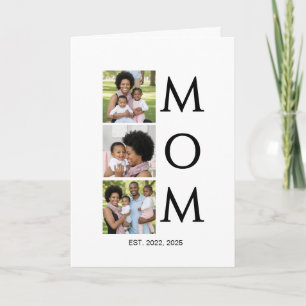 Mutter Etabliert Mützen 3 Foto Muttertag Feiertagskarte