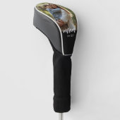 Mutter etablierte Foto Muttertag Golf Headcover (angewinkelt)