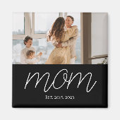 Mutter Etablierte Foto Muttertag Magnet (Vorne)