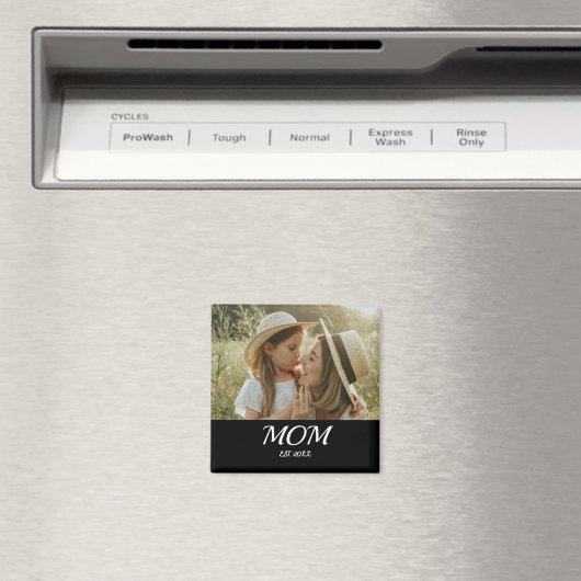Mutter etablierte Foto Muttertag Magnet (In Situ (Geschirrspüler))