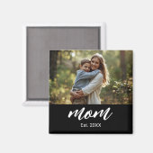 Mutter etablierte Foto Muttertag Magnet (Vorderseite/Rückseite)