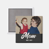 Mutter etablierte Foto Muttertag Magnet (Vorderseite/Rückseite)