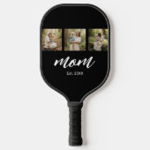 Mutter etablierte Modern Script 3 Foto Pickleball Schläger (Vorderseite)