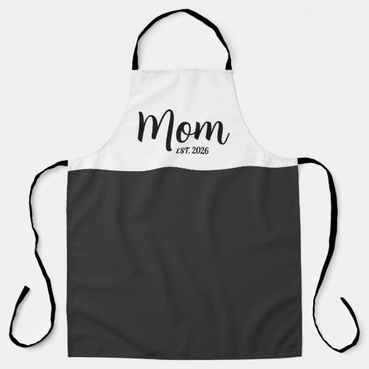 Mutter etablierte neues Muttergeschenk Schürze (Vorderseite)