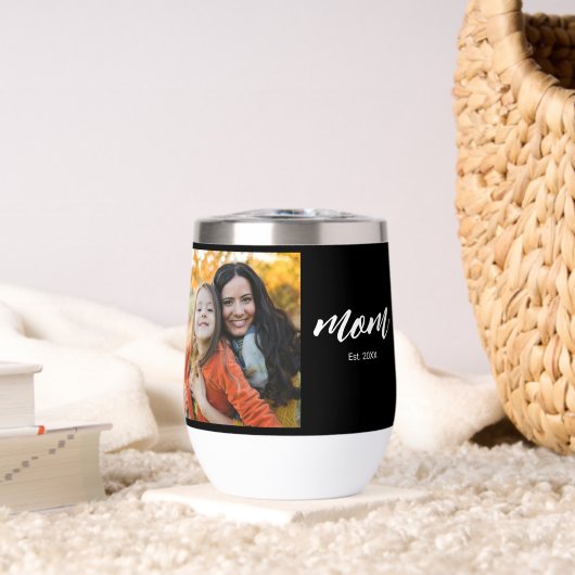 Mutter Etablierte Schrift Schwarz Foto (Wohnzimmer (gedreht))