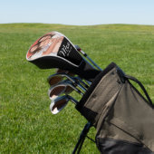 Mutter etablierte Skript Schwarz Foto Golf Headcover (In SItu)