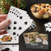 Mutter Etabliertes Foto-Erinnerungsgeschenk Spielkarten (In Situ)