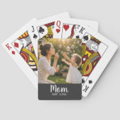 Mutter Etabliertes Foto-Erinnerungsgeschenk Spielkarten (Rückseite)