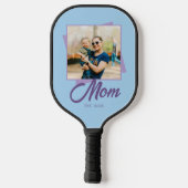 Mutter Etabliertes Jahr mit Foto Pickleball Schläger (Rückseite)