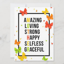 Mutter Feiertagskarte