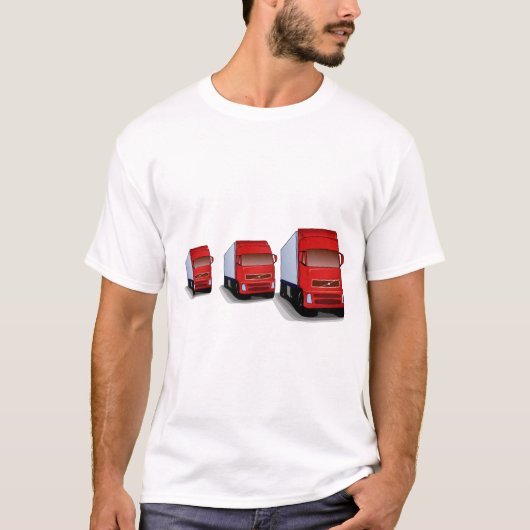 Mutter-Fernlastfahrer T-Shirt (Vorderseite)