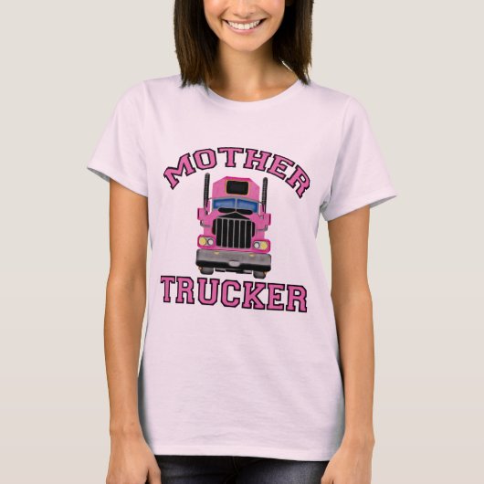 Mutter-Fernlastfahrer T-Shirt (Vorderseite)