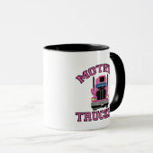 Mutter-Fernlastfahrer Tasse (VorderseiteRechts)