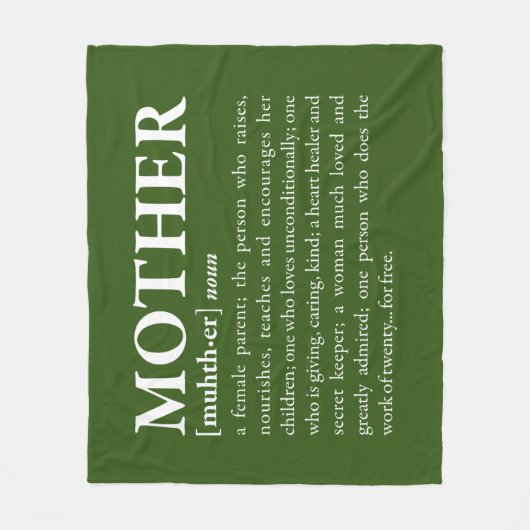 Mutter Fleecedecke (Vorderseite)