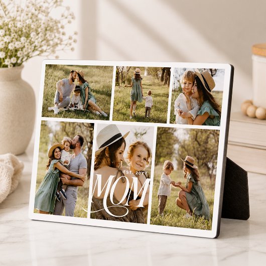 Mutter-Foto-Collage Fotoplatte