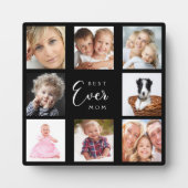 Mutter Foto Collage Schwarz-weiß Fotoplatte (Vorderseite)
