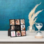 Mutter Foto Collage Schwarz-weiß Fotoplatte (InSitu)