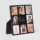 Mutter Foto Collage Schwarz-weiß Fotoplatte (Vorderseite)